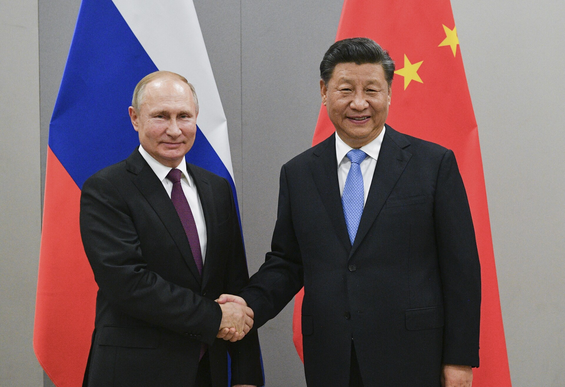 1 DO NOT USE (AP Image) Brazil Russia Putin, China Xi